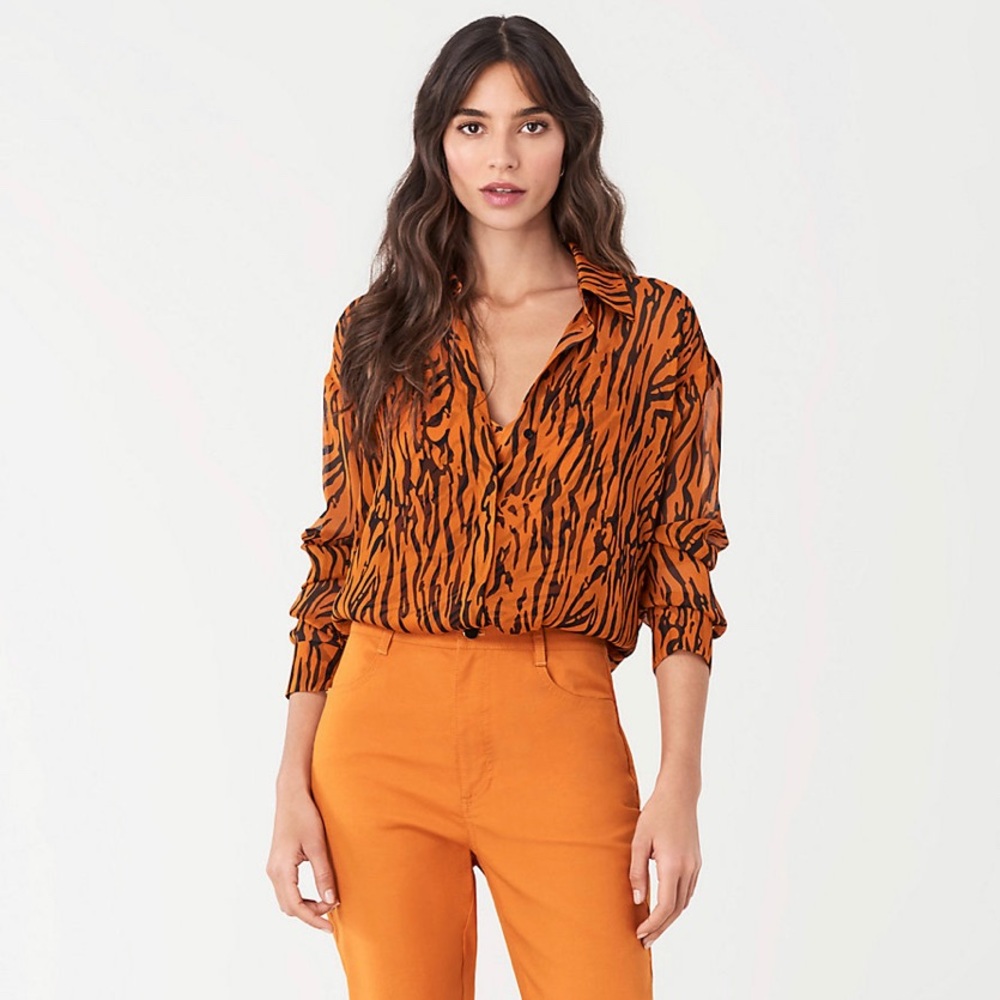 DVF Leanna Shirt NWT